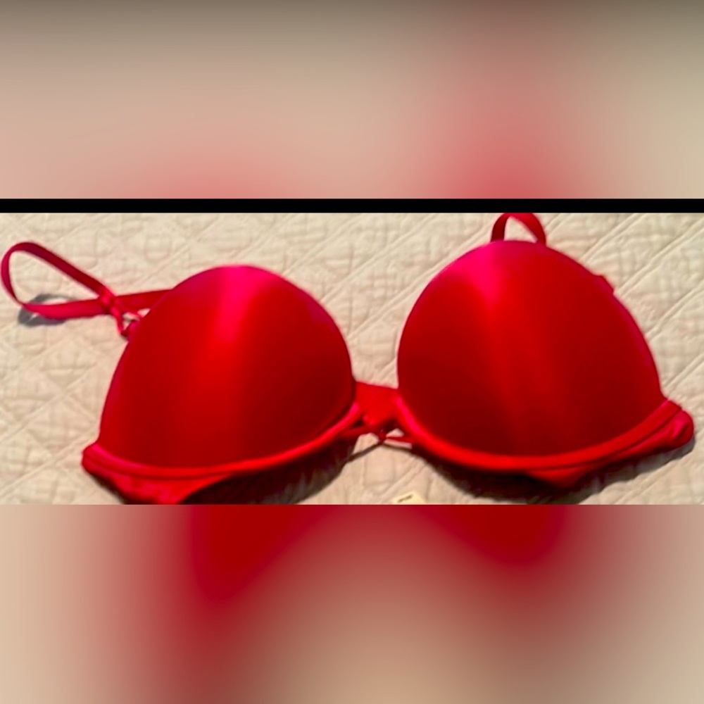 Victoria's Secret Red and Blue Bras